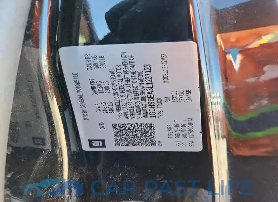 1GCHSBEA3L1237123# 12