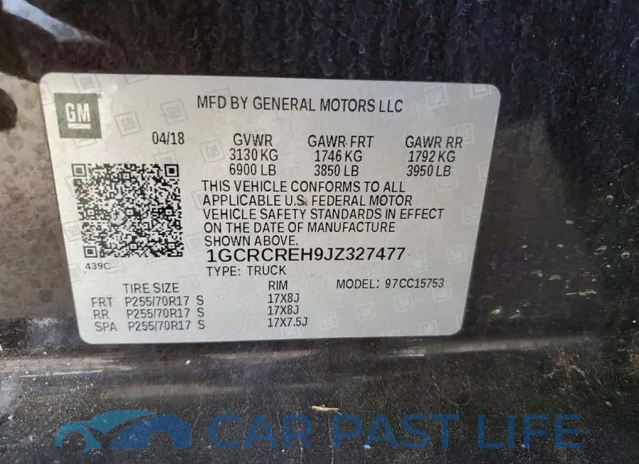 1GCRCREH9JZ327477# 12