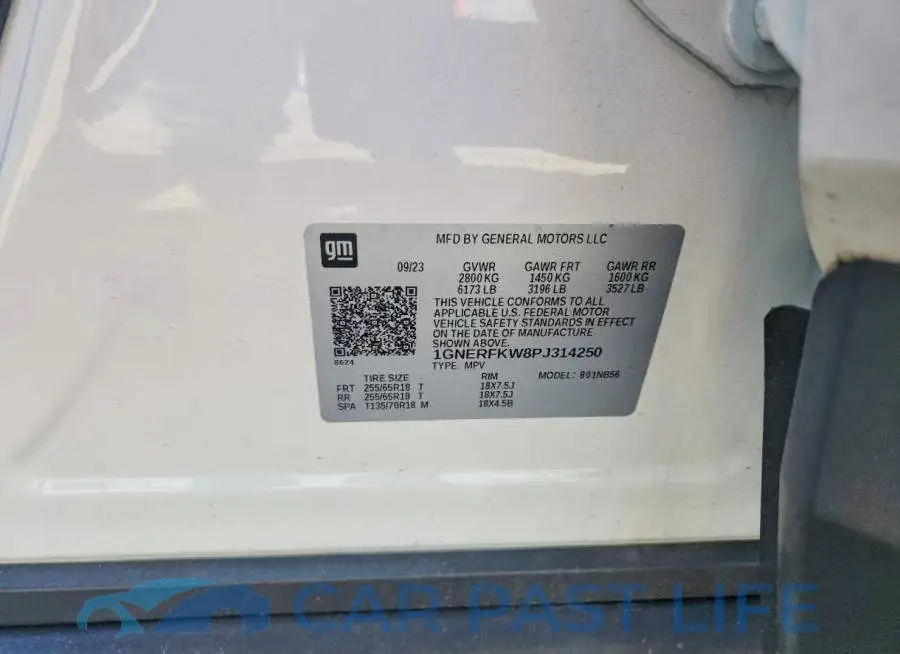 1GNERFKW8PJ314250# 14