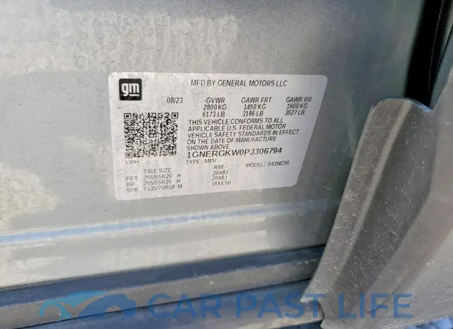 1GNERGKW0PJ306794# 12