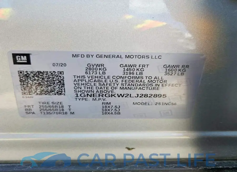1GNERGKW2LJ282895# 13