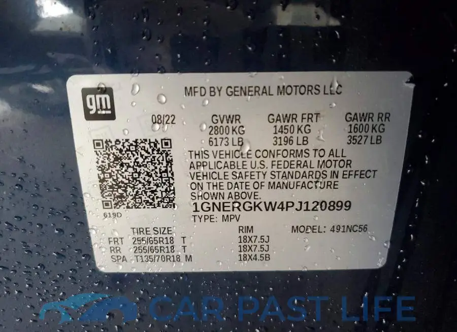 1GNERGKW4PJ120899# 13