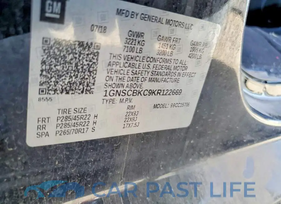 1GNSCBKC9KR122669# 14