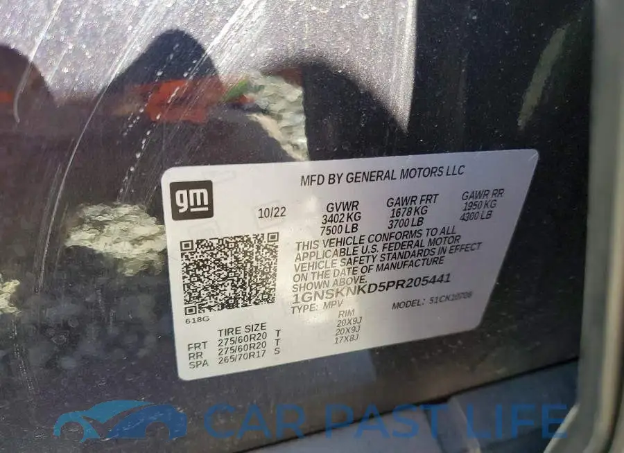 1GNSKNKD5PR205441# 13