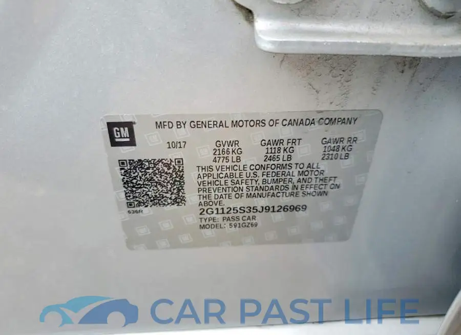 2G1125S35J9126969# 12