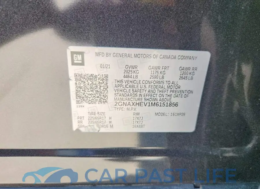 2GNAXHEV1M6151856# 14