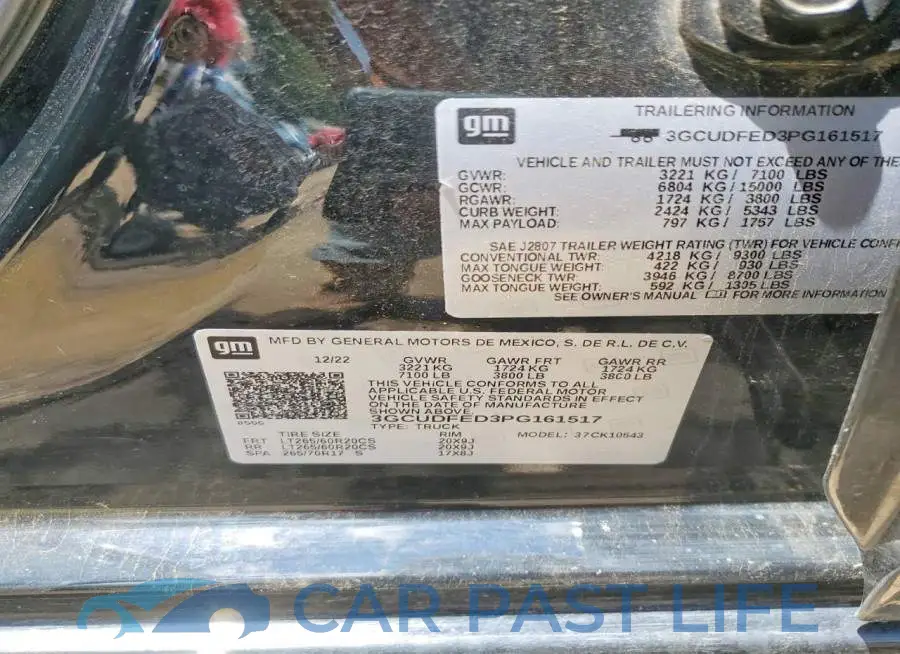 3GCUDFED3PG161517# 13