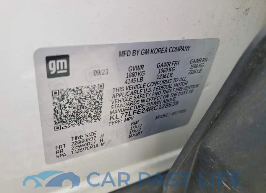 KL77LFE24RC128639# 13