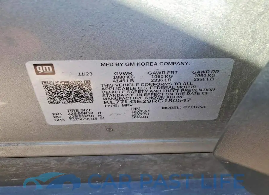 KL77LGE29RC180547# 13