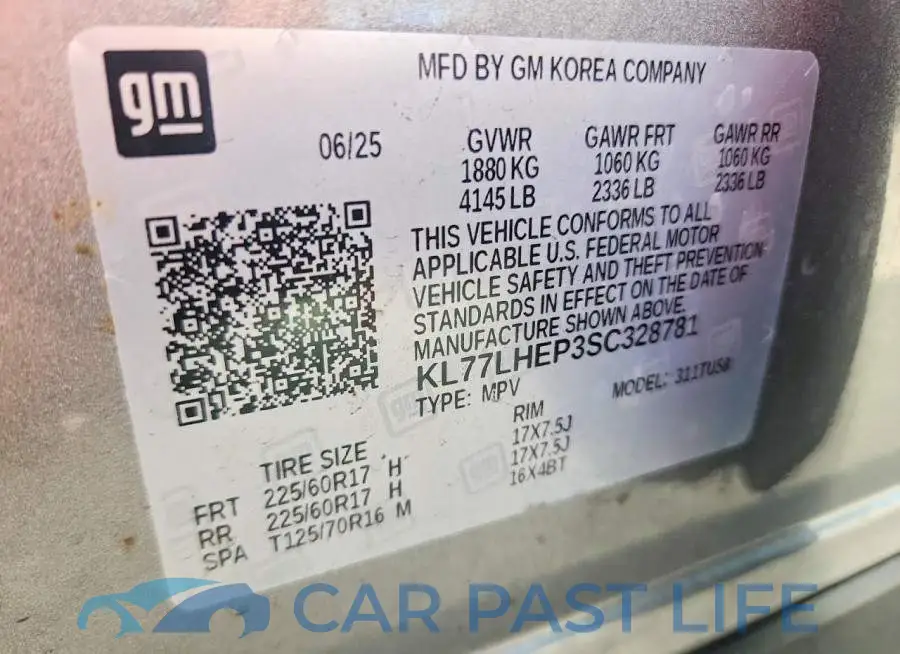 KL77LHEP3SC328781# 14
