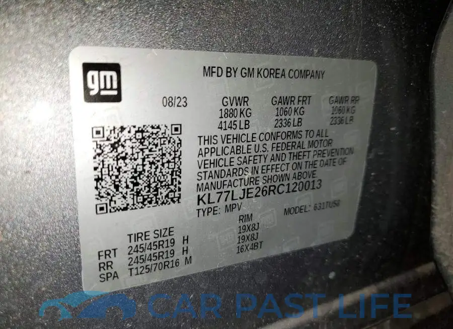 KL77LJE26RC120013# 13