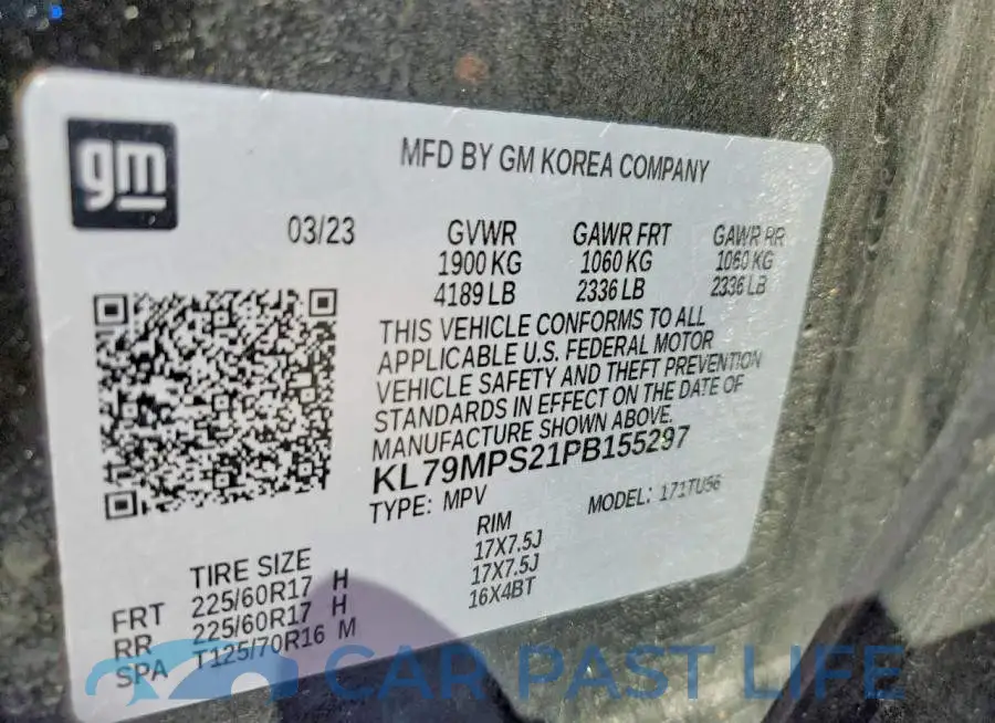 KL79MPS21PB155297# 13