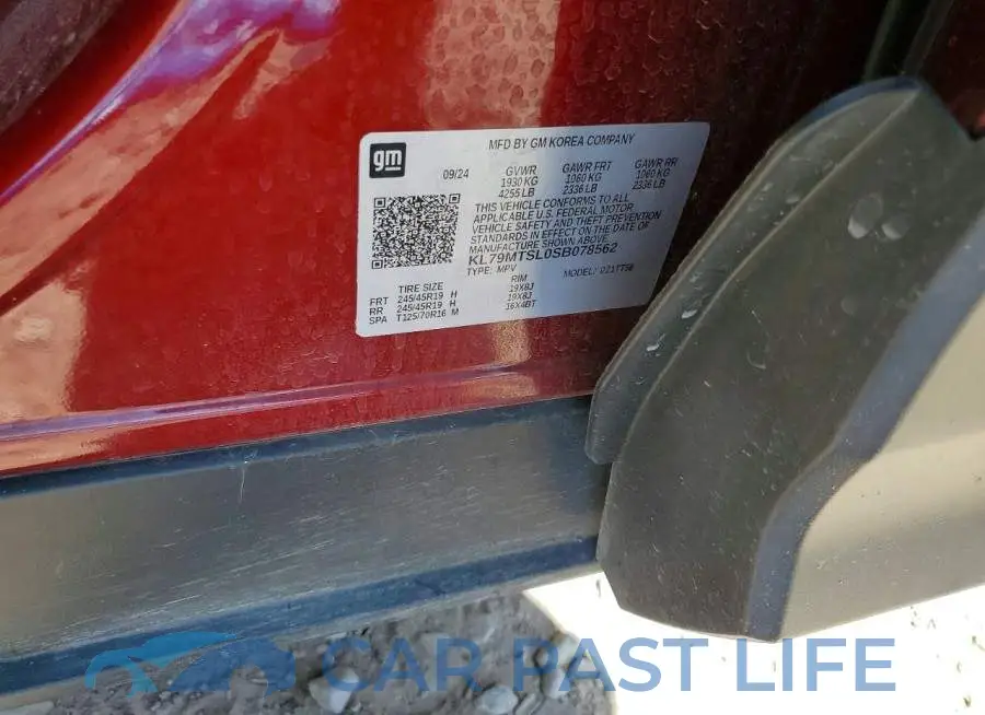 KL79MTSL0SB078562# 12