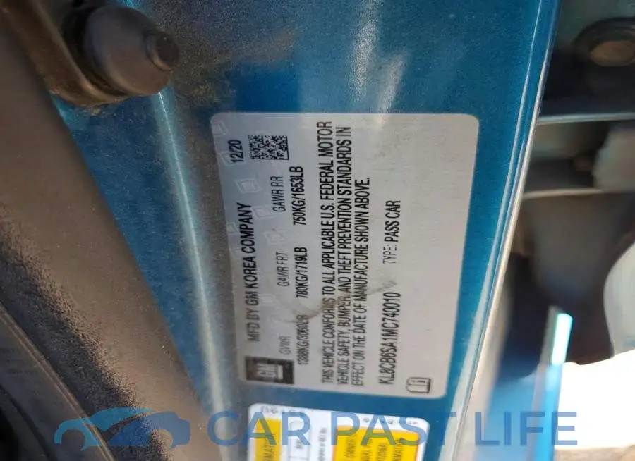 KL8CB6SA1MC740010# 12