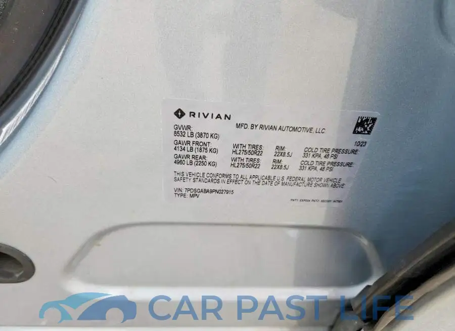 7PDSGABA9PN027915# 13