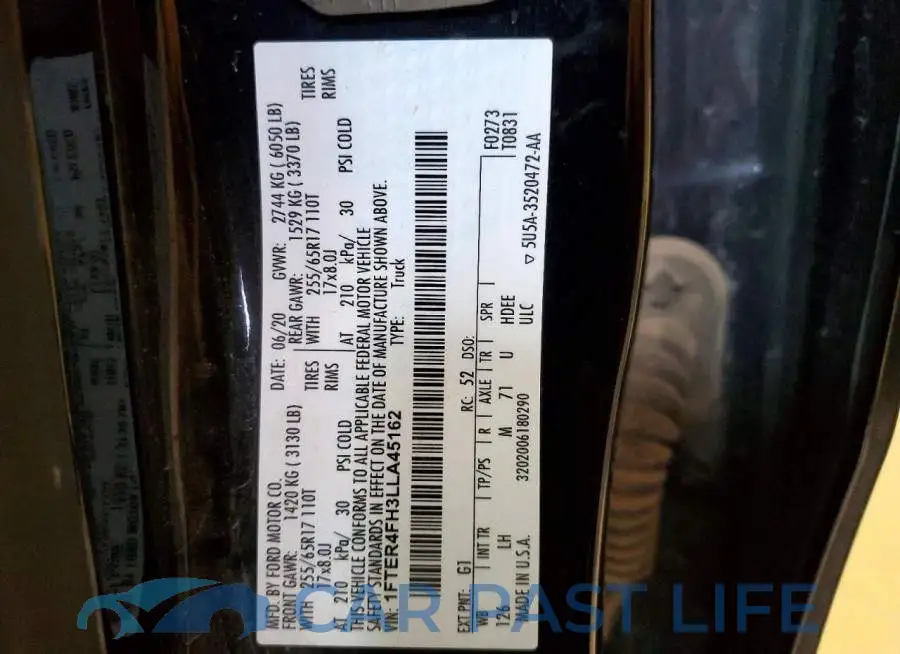 1FTER4FH3LLA45162# 12