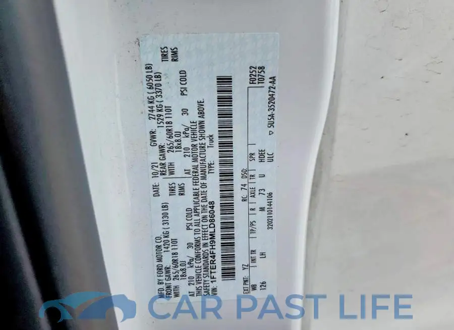 1FTER4FH9MLD86048# 13