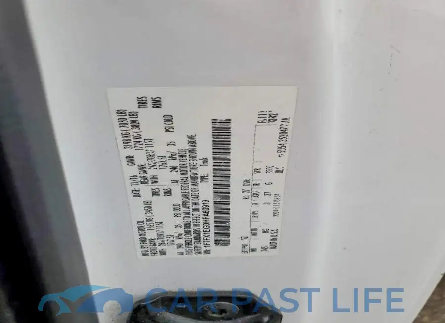 1FTFX1EG0HFA60919# 12