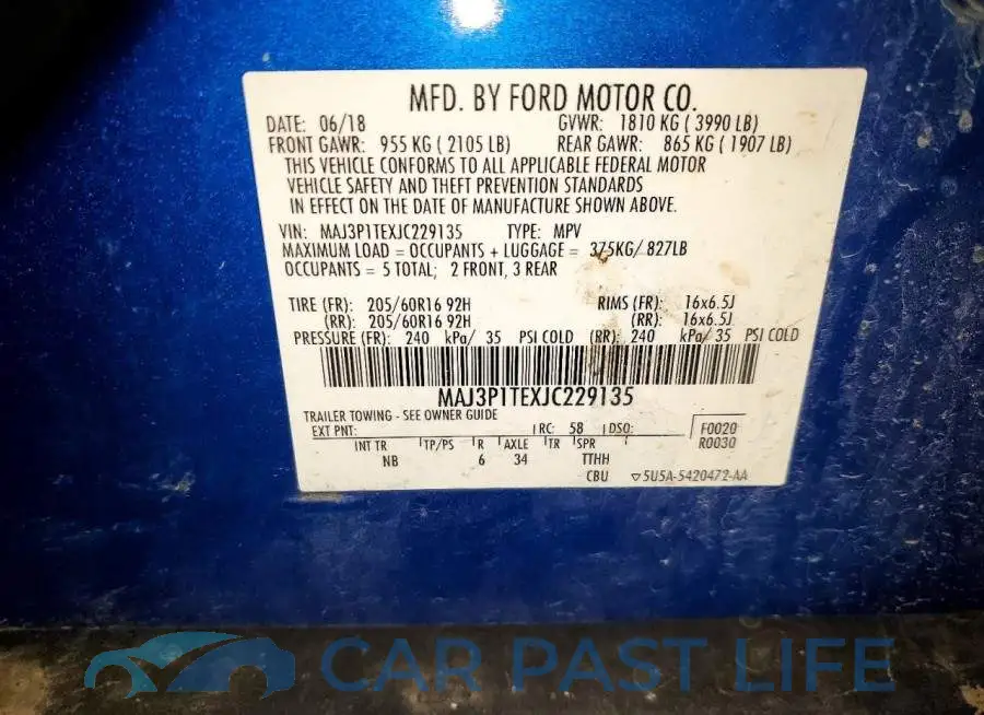 MAJ3P1TEXJC229135# 13