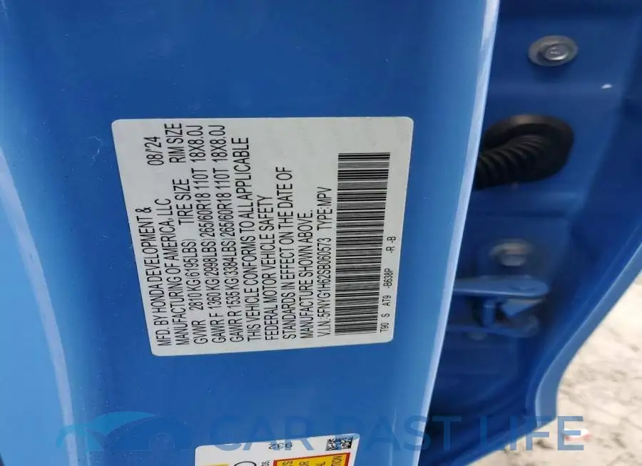 5FNYG1H62SB060573# 13