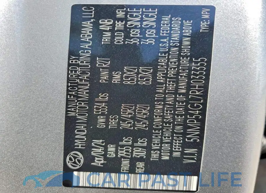5NMP54GL7RH033355# 14