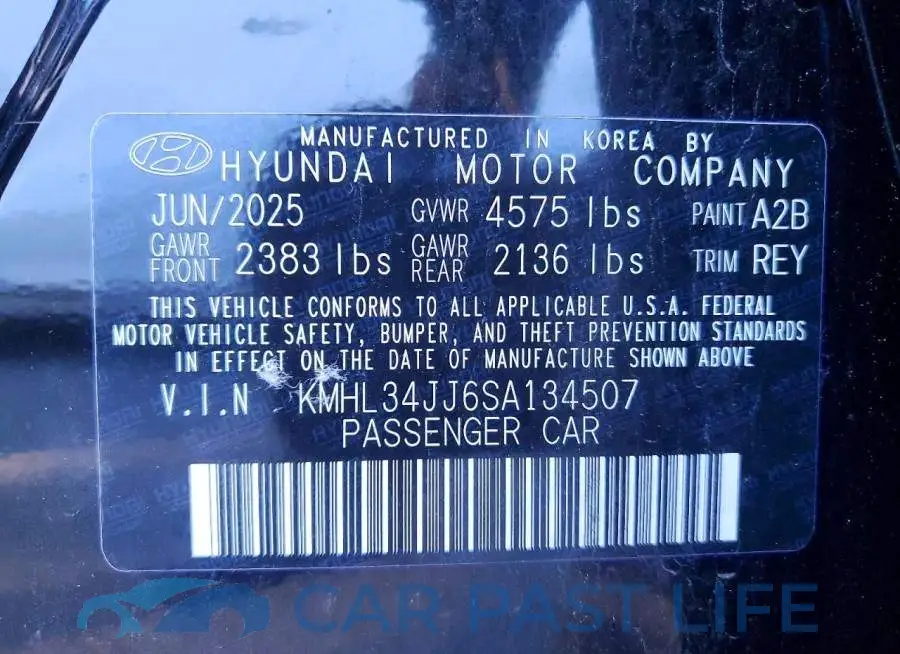 KMHL34JJ6SA134507# 13
