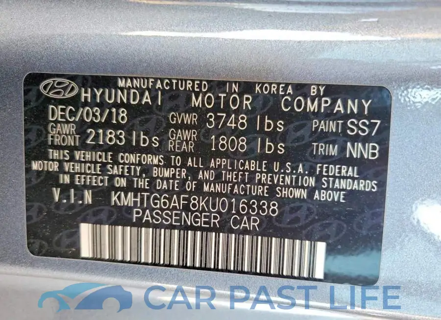 KMHTG6AF8KU016338# 13