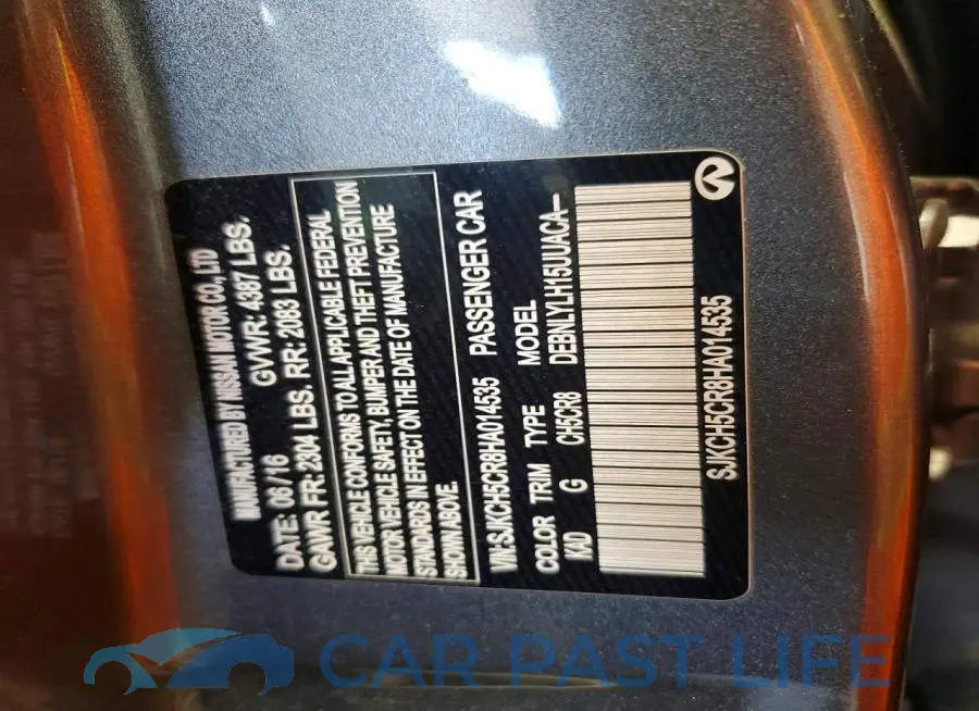 SJKCH5CR8HA014535# 12