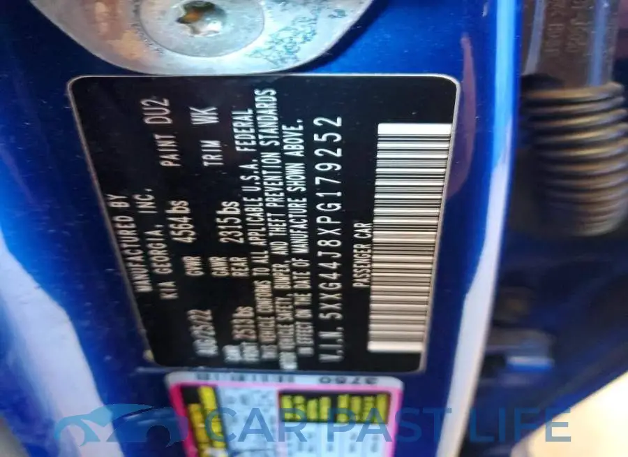 5XXG44J8XPG179252# 12