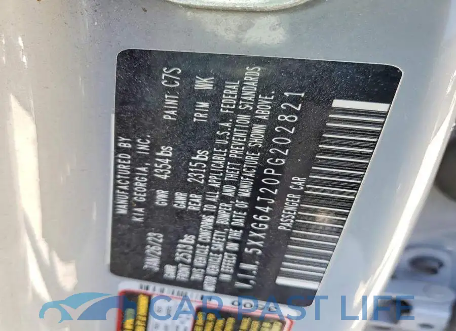 5XXG64J20PG202821# 13