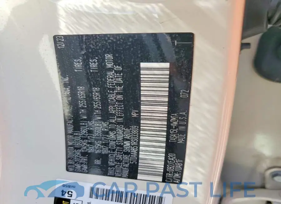 5TDAAAB51RS033809# 13