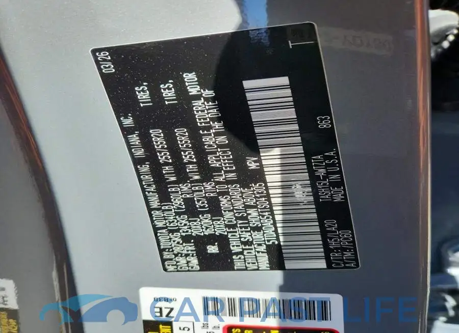 5TDADAB54TS041305# 14
