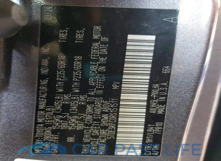 5TDESKFC0RS151511# 14