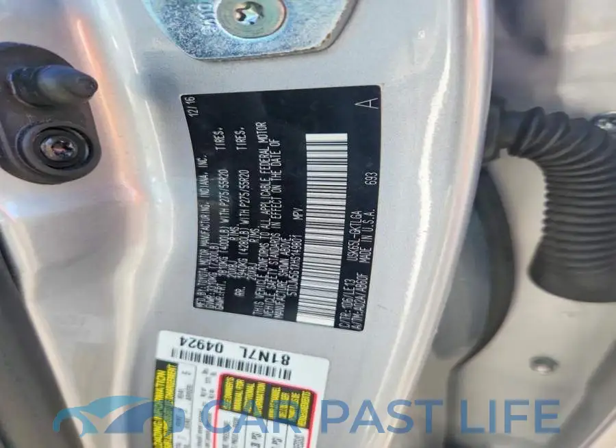 5TDJW5G1XHS149801# 14