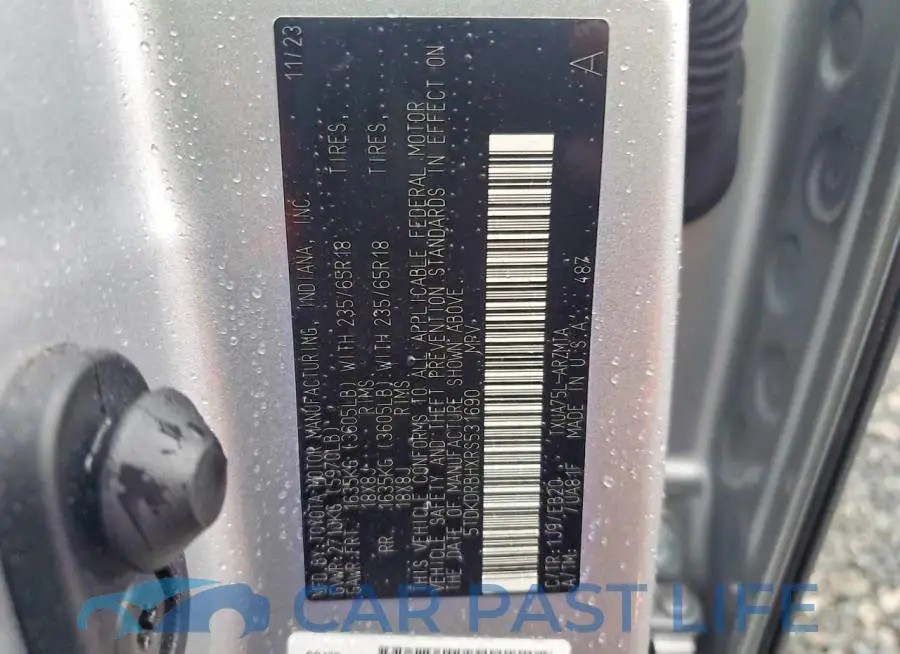 5TDKDRBHXRS531690# 14