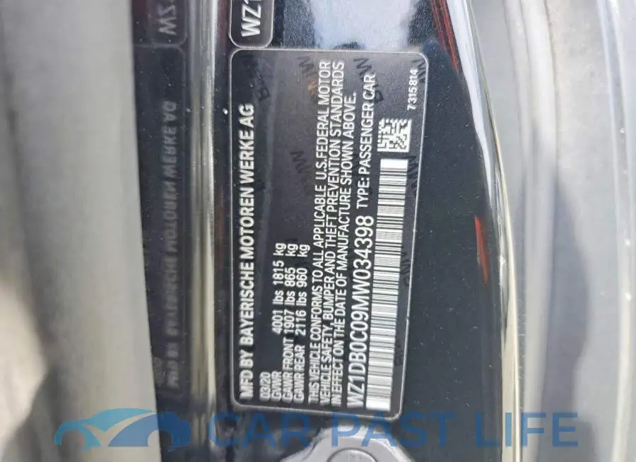 WZ1DB0C09MW034398# 12