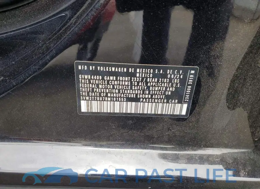 3VW2T7BU7RM101553# 13