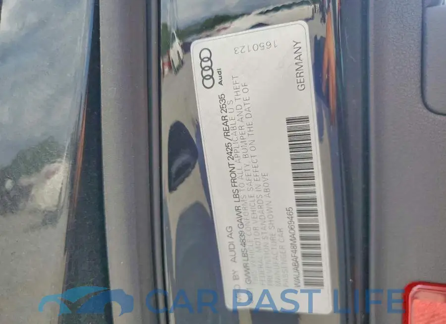WAUABAF48MA069465# 12