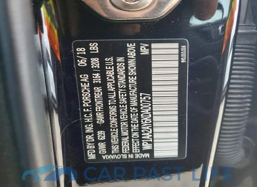 WP1AA2AY6KDA00757# 14