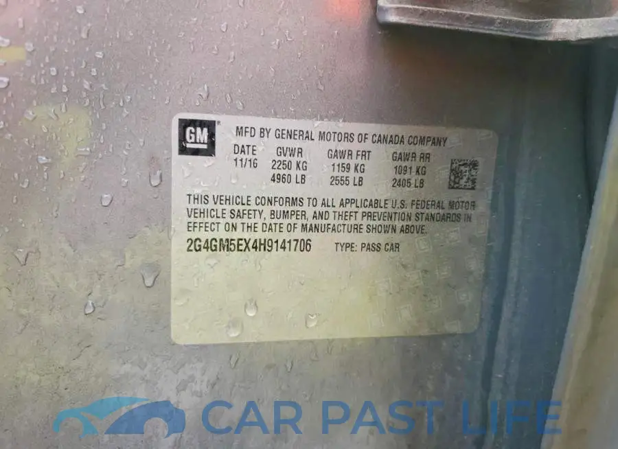 2G4GM5EX4H9141706# 12