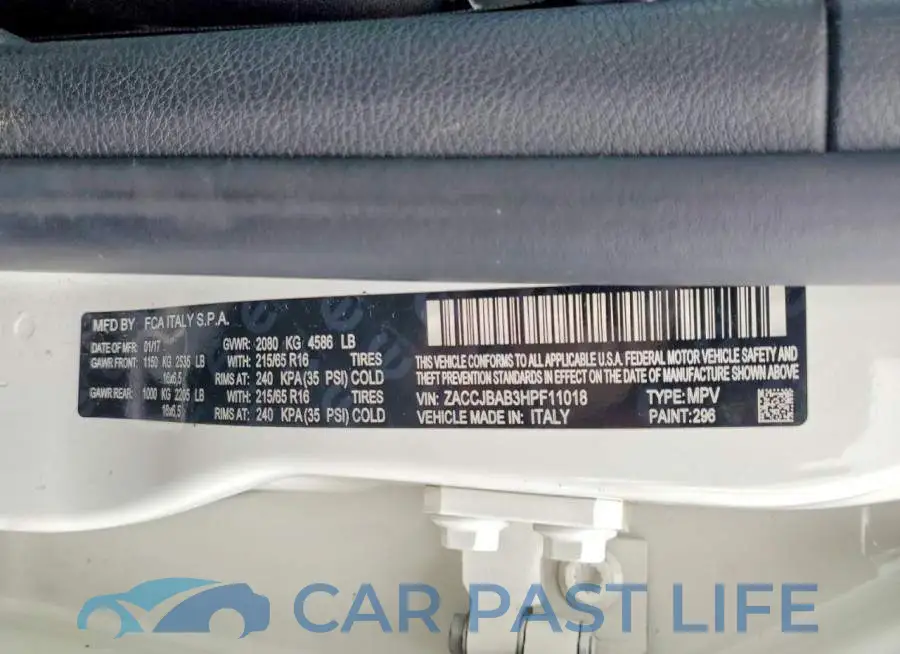 ZACCJBAB3HPF11018# 13