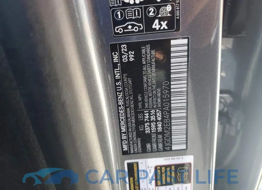 4JGDM2EB4PA015970# 13
