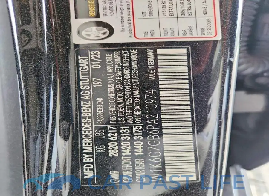 W1K6G7GB6PA210974# 13