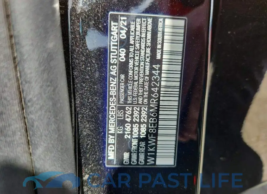 W1KWF8EB6MR642344# 12