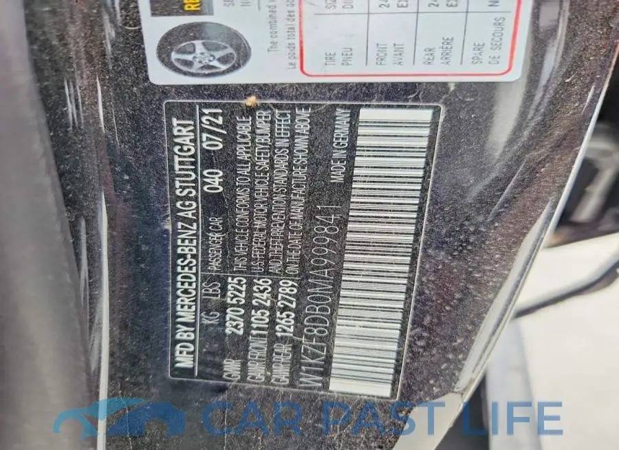 W1KZF8DB0MA999841# 12