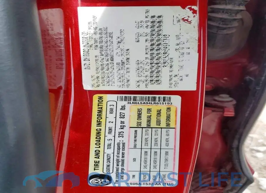 3LN6L5A94LR615193# 14