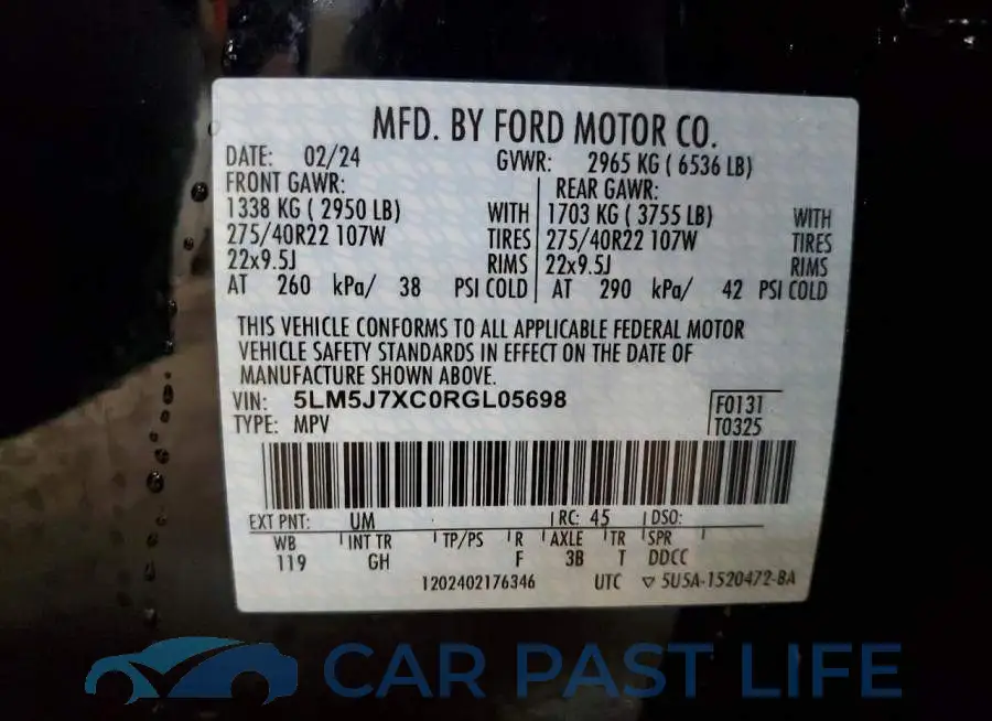 5LM5J7XC0RGL05698# 14