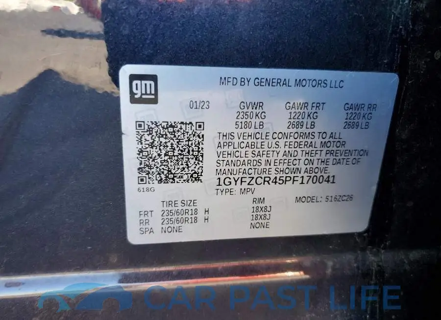 1GYFZCR45PF170041# 13