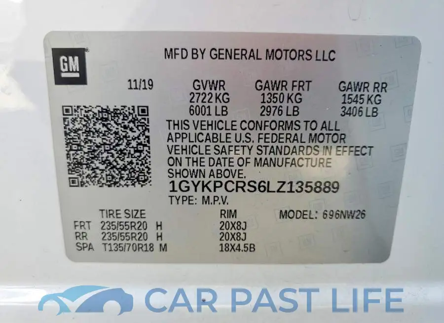 1GYKPCRS6LZ135889# 14