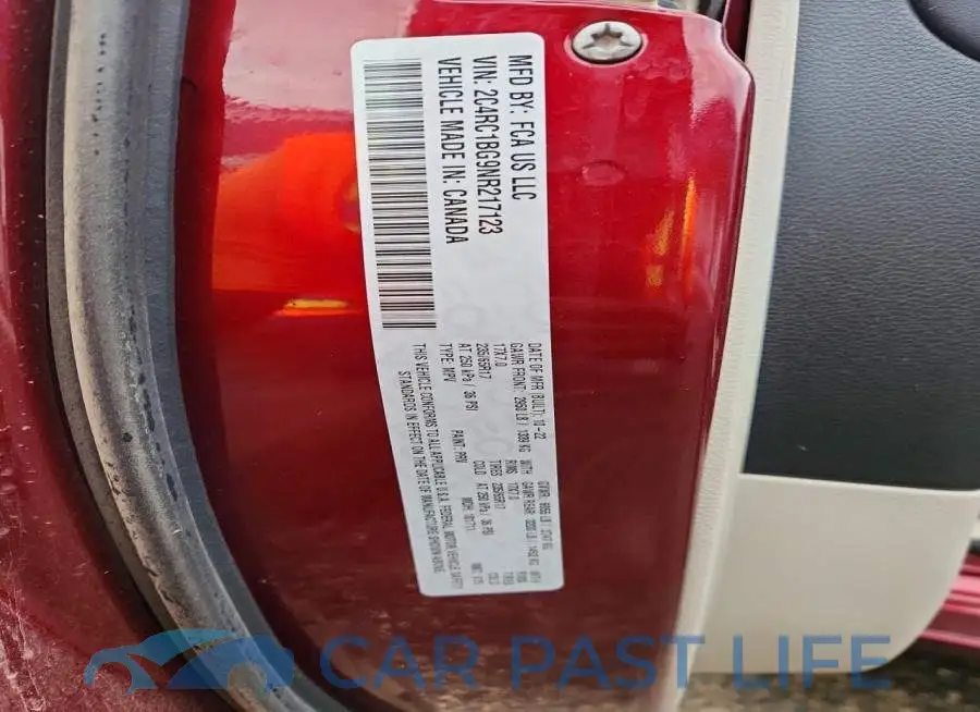 2C4RC1BG9NR217123# 14